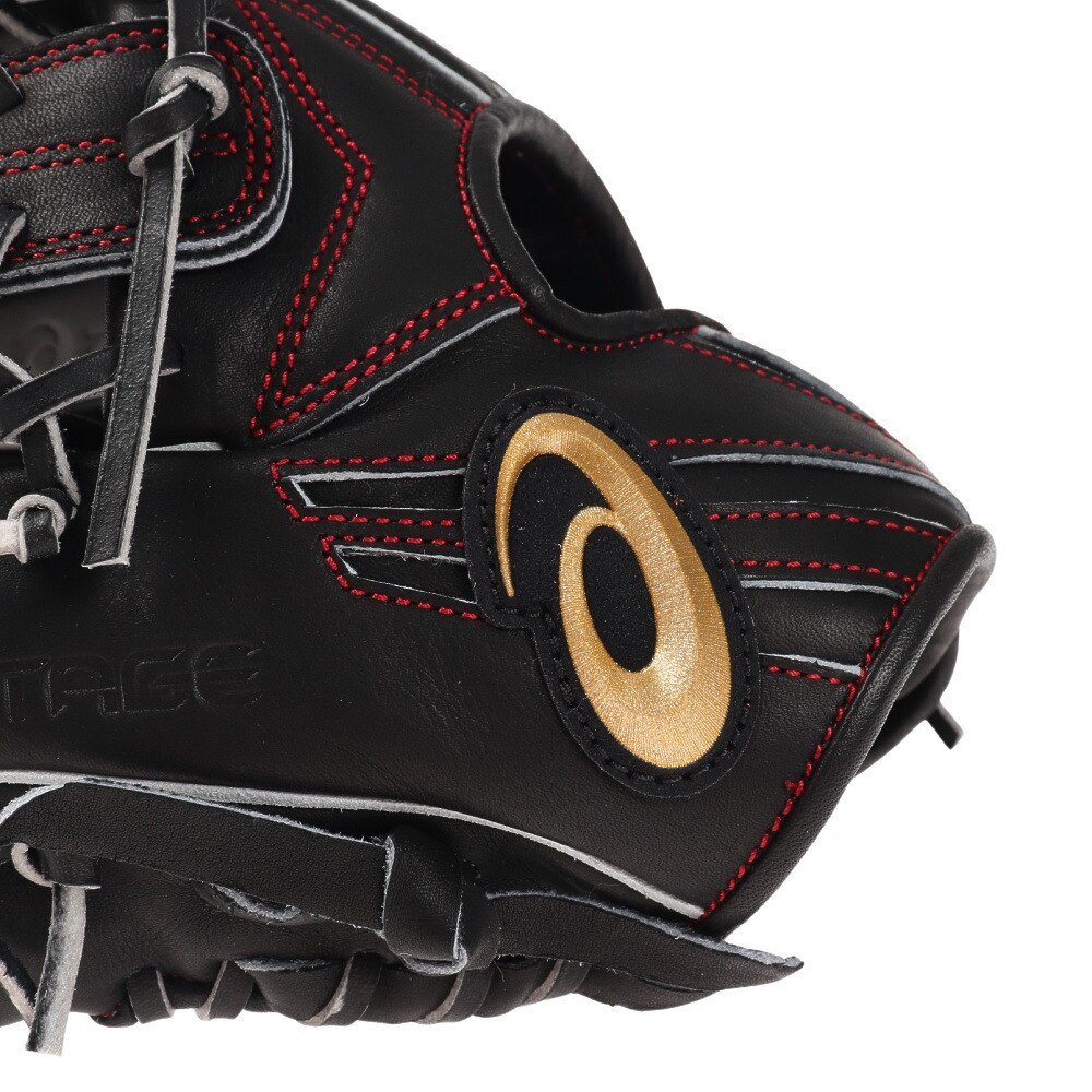 アシックス（ASICS）（メンズ）硬式用グラブ 外野手用 野球グローブ 一般 ゴールドステージ GOLDSTAGE ZERO Oタテ 3121B032.001.RH