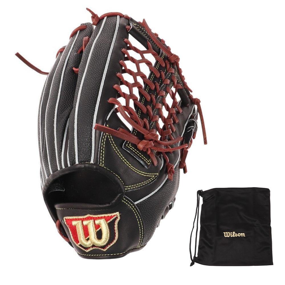 ウイルソン（Wilson）（メンズ）硬式用グラブ 外野手用 野球グローブ staff DUAL D8 WBW101079