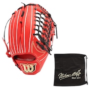 (メンズ)硬式用グラブ 外野手用 WILSON STAFF DUAL 外野手用 D8型 WBW101075