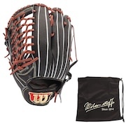 (メンズ)硬式用グラブ 外野手用 WILSON STAFF DUAL 外野手用 D8型 WBW101080 左投用