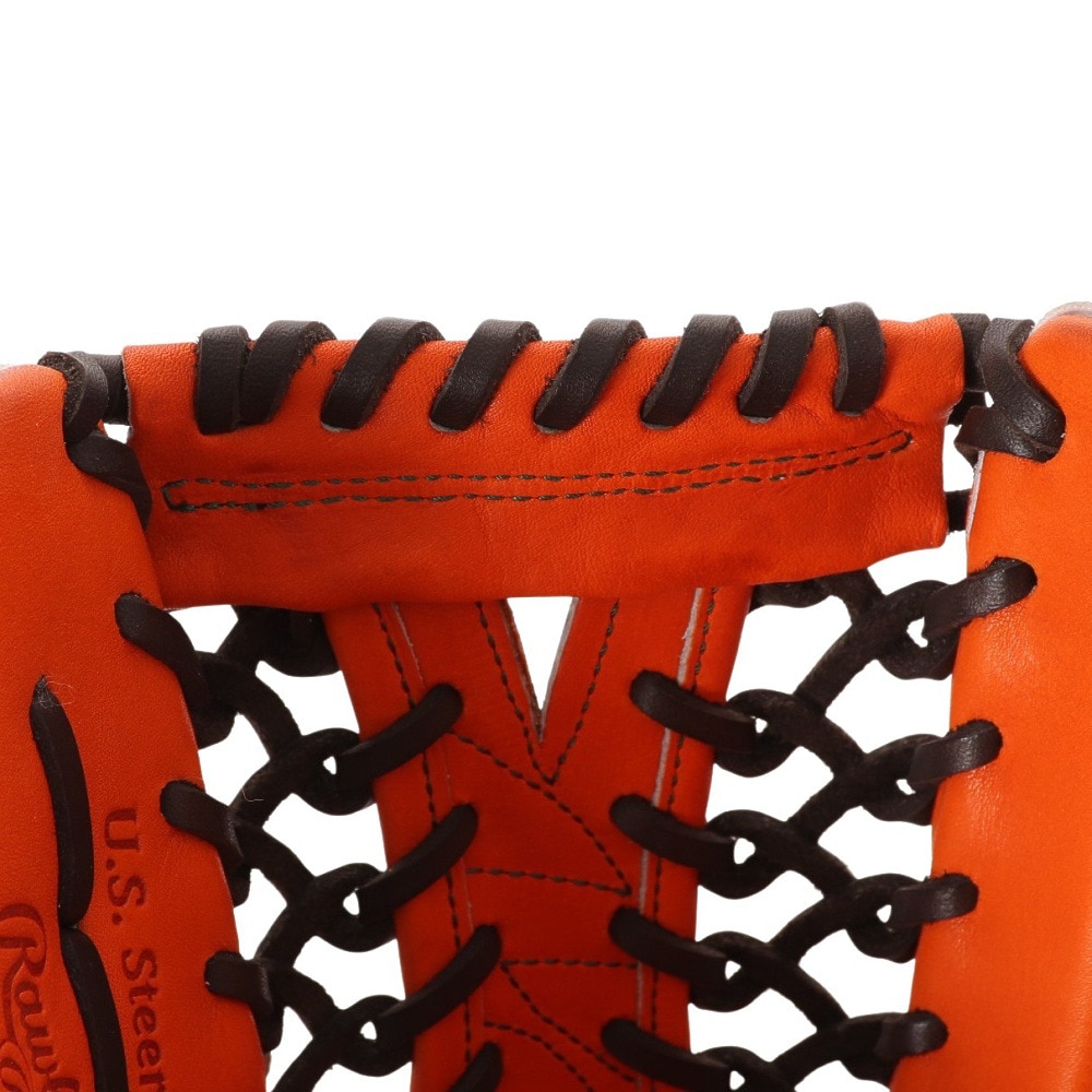 ローリングス（Rawlings）（メンズ）硬式用グラブ 外野手用 野球グローブ 一般 HOH プレミアム オレンジ GH4FHPB88-ORG