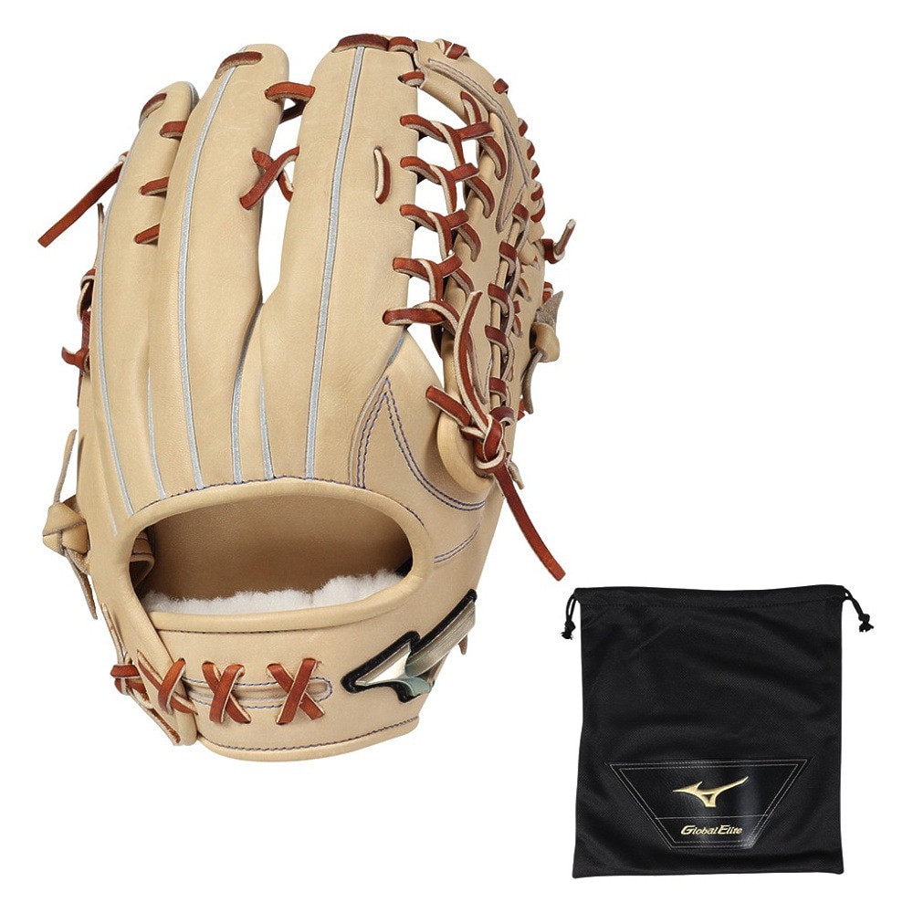 ミズノ（MIZUNO）（メンズ）硬式用グラブ 外野手用 野球グローブ 一般 グローバルエリート Hselection SIGNA AXI 1AJGH31407 8049