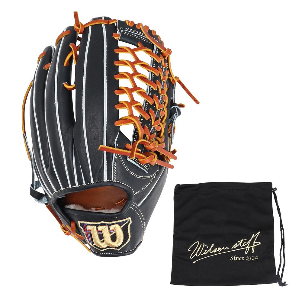 ウイルソン（Wilson）（メンズ）硬式用グラブ 外野手用 野球グローブ 一般 スタッフ デュアル D8型 WBW103259