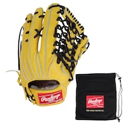 (メンズ)硬式用グラブ 外野手用 野球グローブ 一般 HOH ジャパン GH5HJR89-LIME