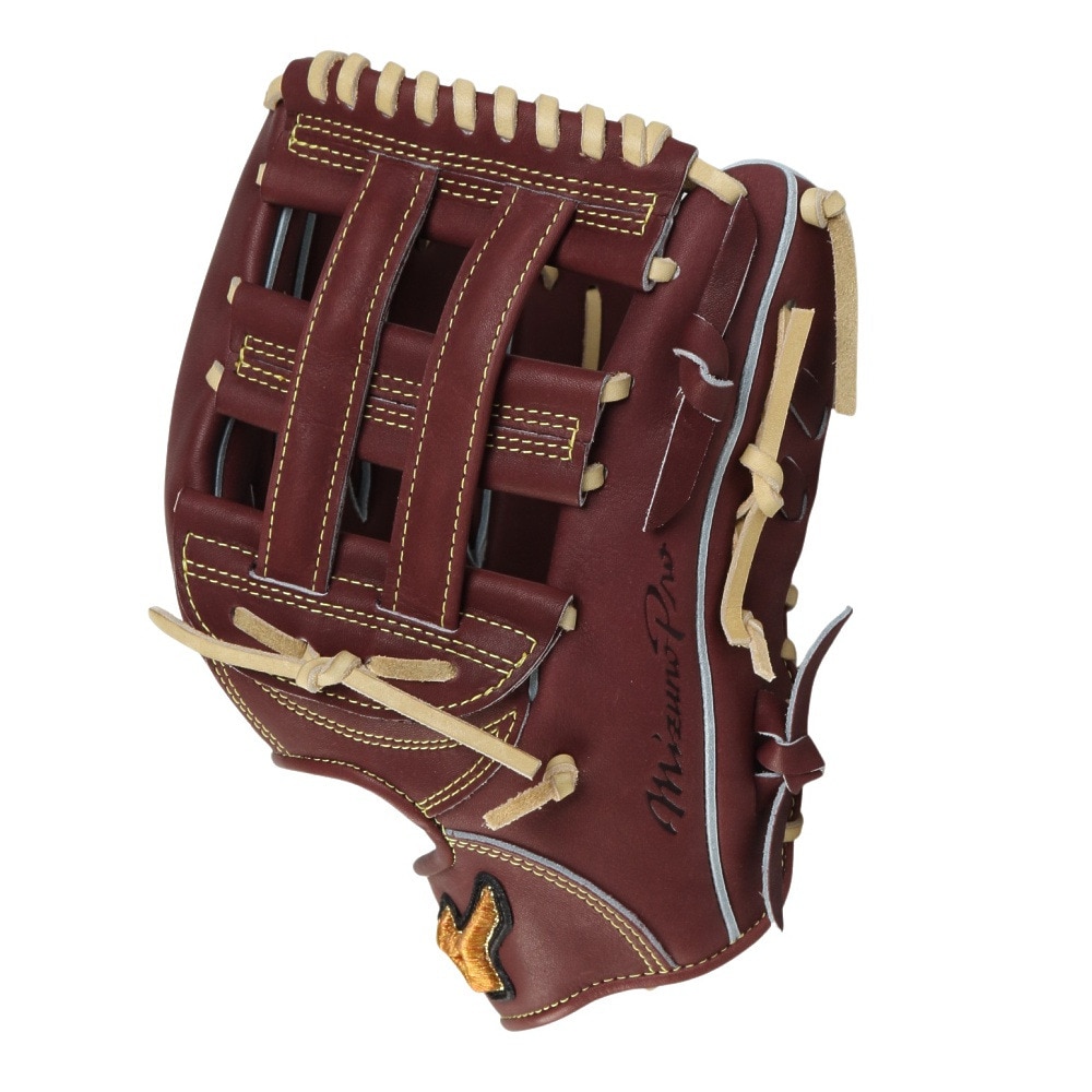 ミズノ（MIZUNO）（メンズ、レディース）硬式用グラブ 外野手用 野球グローブ 一般 ミズノプロ 限定モデル 1AJGH33207 6880 お一人様一点まで