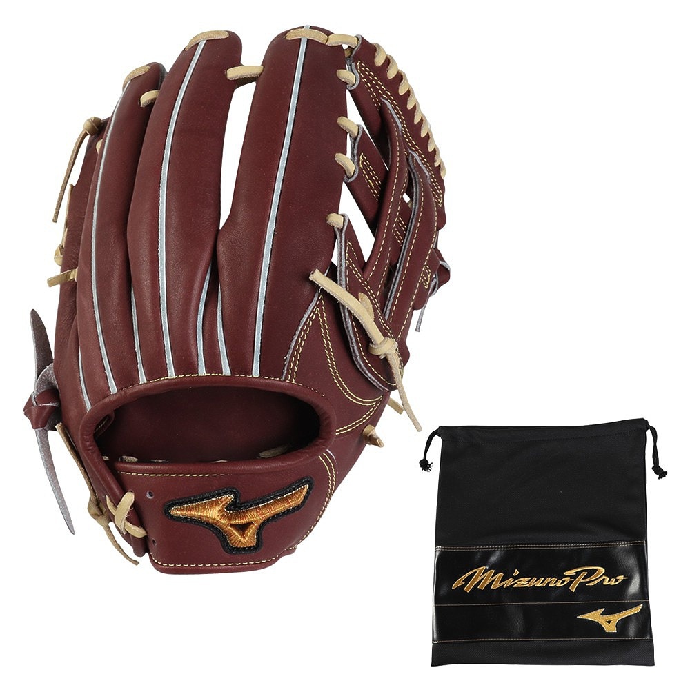 ミズノ（MIZUNO）（メンズ、レディース）硬式用グラブ 外野手用 野球グローブ 一般 ミズノプロ 限定モデル 1AJGH33207 6880 お一人様一点まで