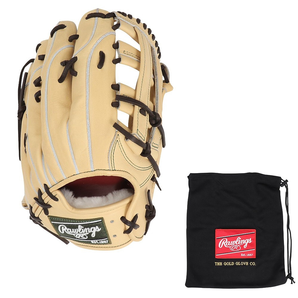 ローリングス（Rawlings）（メンズ）硬式用グラブ 外野手用 野球グローブ 一般 プロプリウィザード GH5FPW2B87MG-CAM