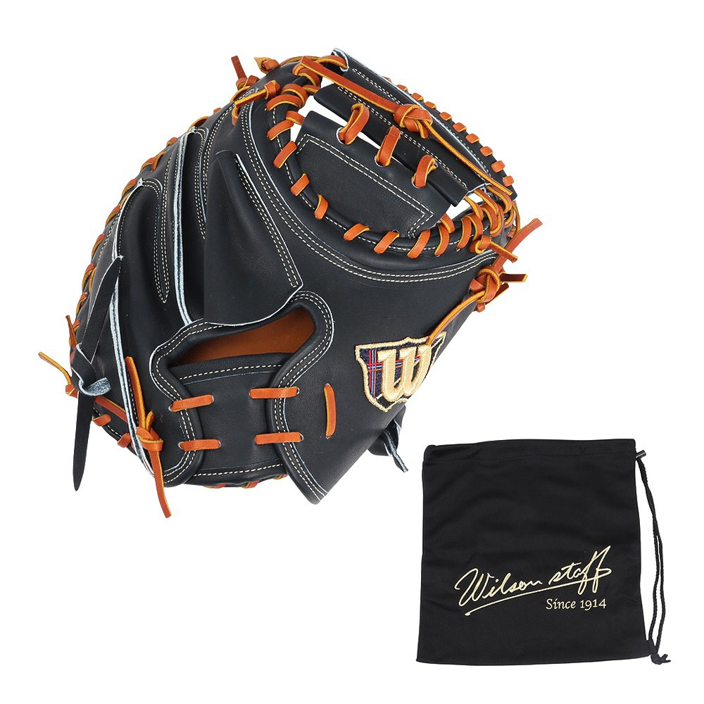 ウイルソン（Wilson）（メンズ）硬式用グラブ 捕手用 キャッチャーミット 野球グローブ 一般 スタッフ デュアル CM33型 WBW103262