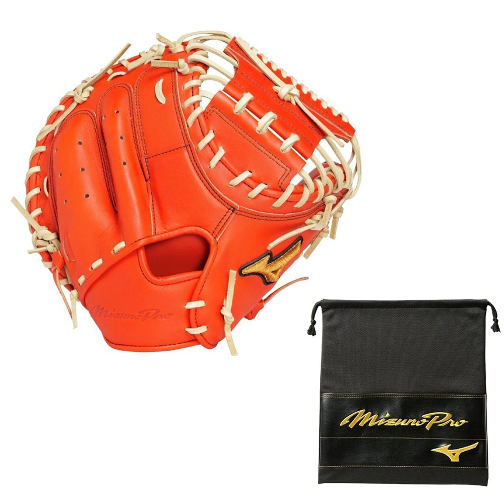 ミズノ（MIZUNO）（メンズ、レディース）硬式用グラブ 捕手用 野球グローブ 一般 ミズノプロ 號SAKEBI M-R型 1AJCH33010 5280 お一人様一点まで