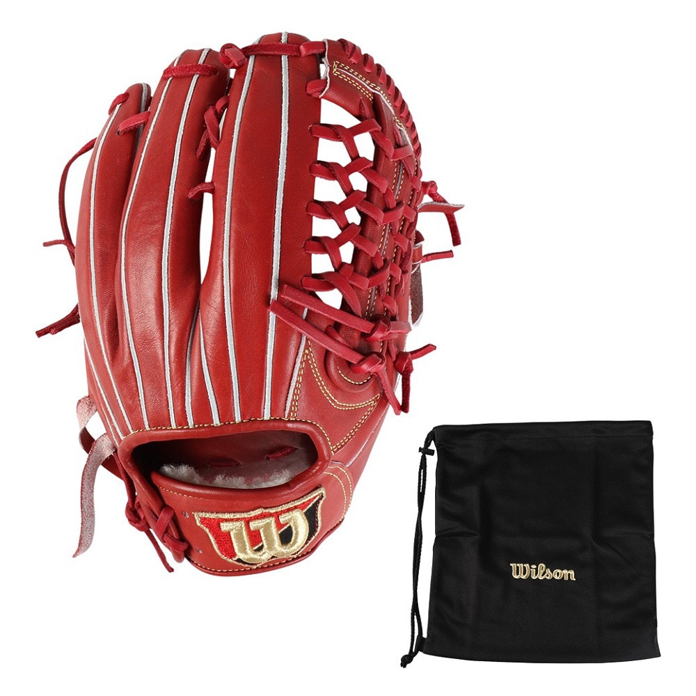 ウイルソン（Wilson）（メンズ）硬式用グラブ オールラウンド用 野球グローブ WILSON STAFF DUAL DU型 WBW101101