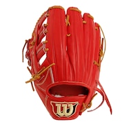 ウイルソン（Wilson）（メンズ）野球 硬式 グラブ Wilson Staff DUAL 外野手用 8DR WTAHWQD8D22R 収納袋付  左投げ