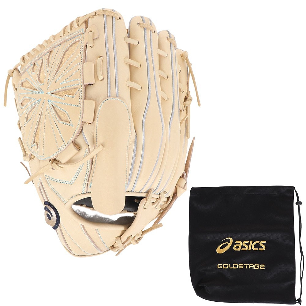 アシックス（ASICS）（メンズ）硬式用グラブ 投手用 野球グローブ HB ゴールドステージ I-PRO 3121B258.150.RH
