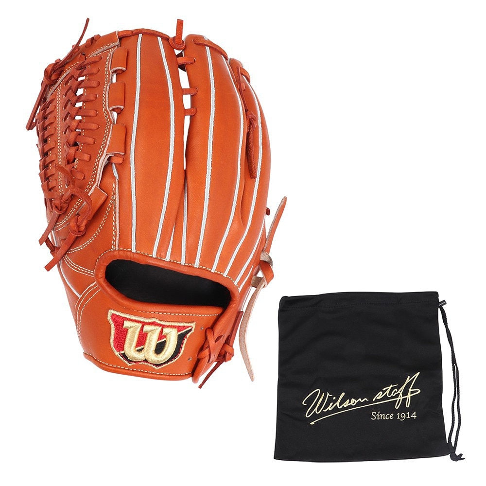 ウイルソン（Wilson）（メンズ）硬式用グラブ 投手用 ユーティリティ用 野球グローブ 一般 スタッフ デュアル 33型 左投げ用 WBW102887