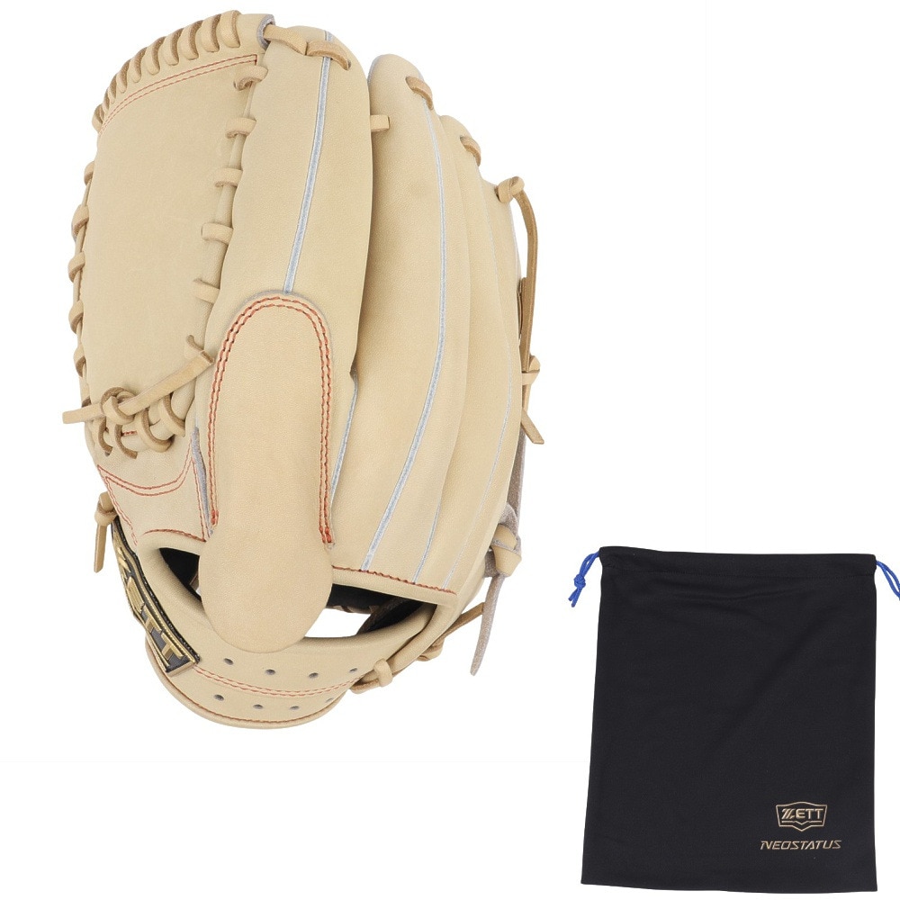 ZETT 硬式用グラブ 左投用 野球グローブ 一般 ネオステイタス VL BPGB12411N-3200RH FF 80 野球