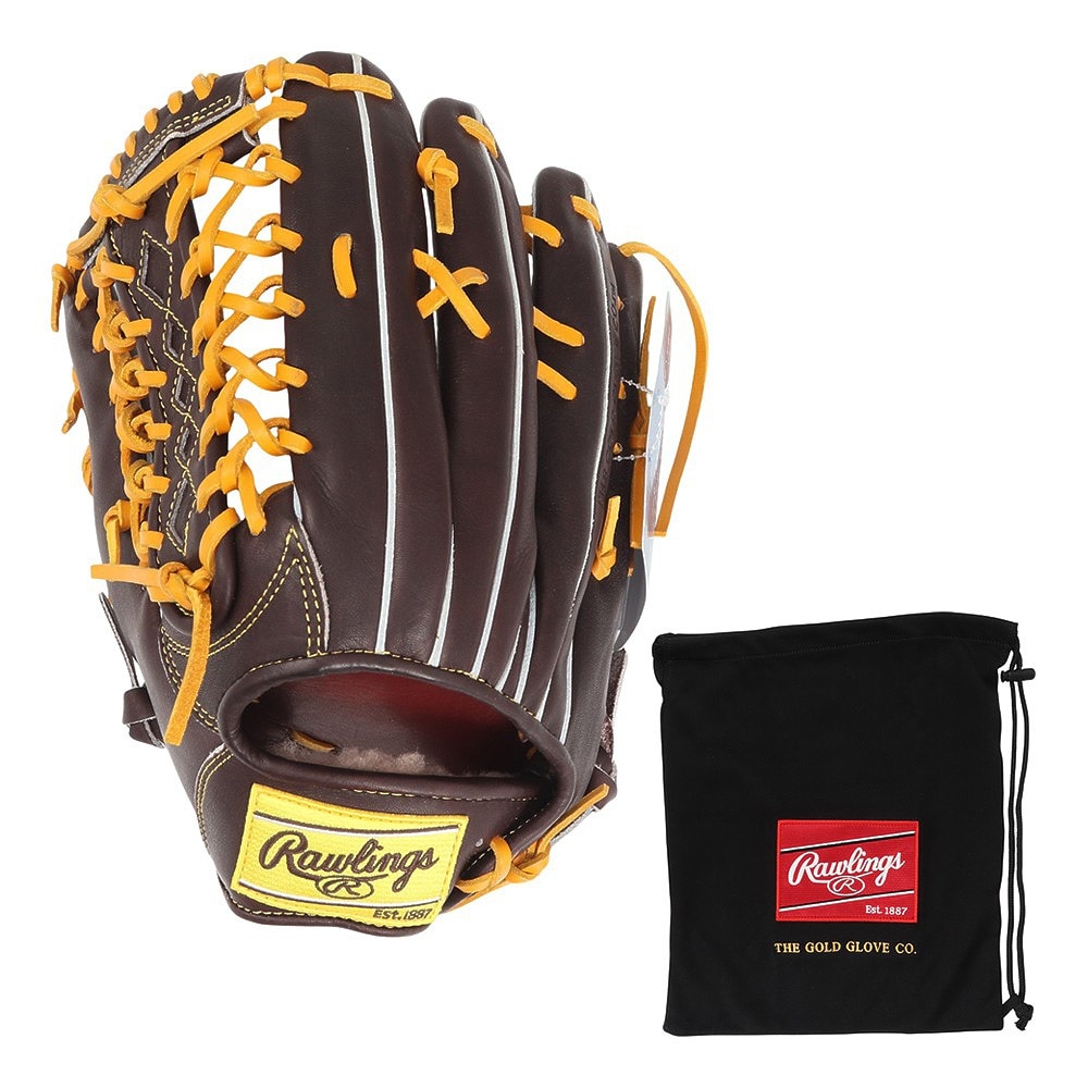 ローリングス（Rawlings）（メンズ）硬式用グラブ 外野手用 野球グローブ 一般 プロプリファード 左投用 GH4PRB88FS-MO/GT-RH