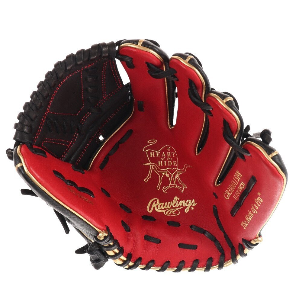 ローリングス（Rawlings）（メンズ）軟式用グラブ ピッチャー 投手用 野球グローブ 一般 HOH MLB COLOR SYNC GR3HMA15FB-SC/BCRO