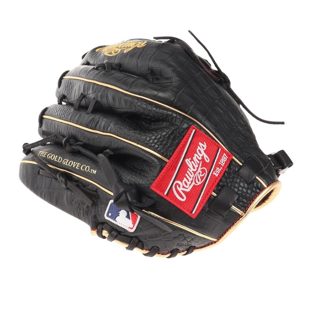 ローリングス（Rawlings）（メンズ）軟式用グラブ ピッチャー 投手用 野球グローブ 一般 HOH MLB COLOR SYNC GR3HMA15FB-SC/BCRO