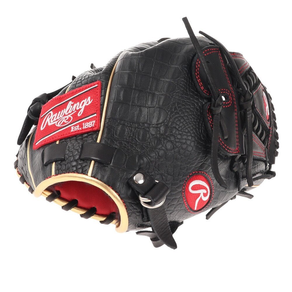 ローリングス（Rawlings）（メンズ）軟式用グラブ ピッチャー 投手用 野球グローブ 一般 HOH MLB COLOR SYNC GR3HMA15FB-SC/BCRO