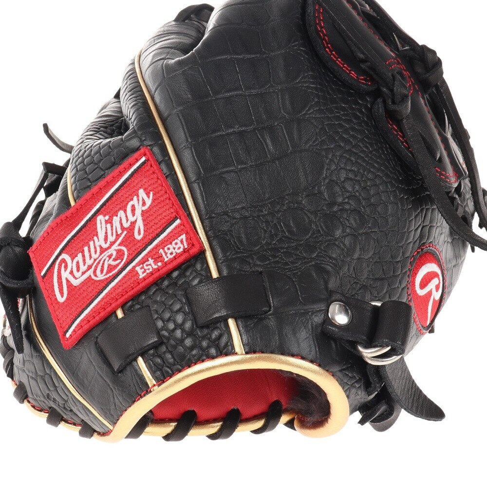 ローリングス（Rawlings）（メンズ）軟式用グラブ ピッチャー 投手用 野球グローブ 一般 HOH MLB COLOR SYNC GR3HMA15FB-SC/BCRO