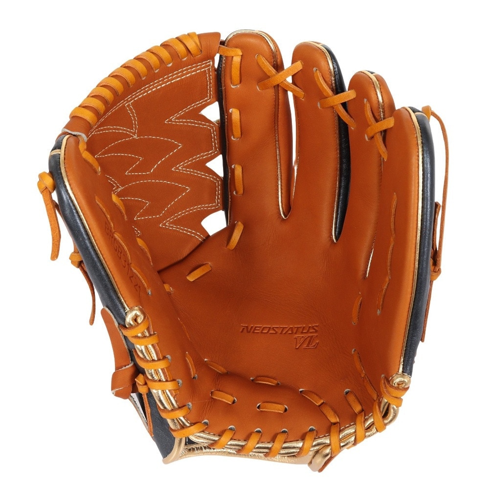 ゼット（ZETT）（メンズ）軟式用グラブ 投手用 野球グローブ 一般 ネオステイタス BRGB31221-3419