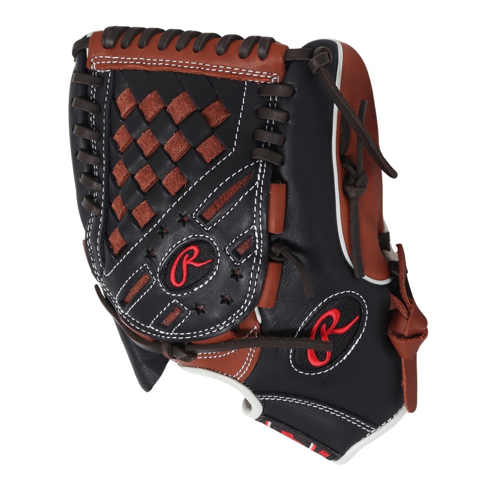 ローリングス（Rawlings）（メンズ）軟式用グラブ 投手用 野球グローブ 一般 HOH MLB カラーシンク GR4HMA15W-BR/B