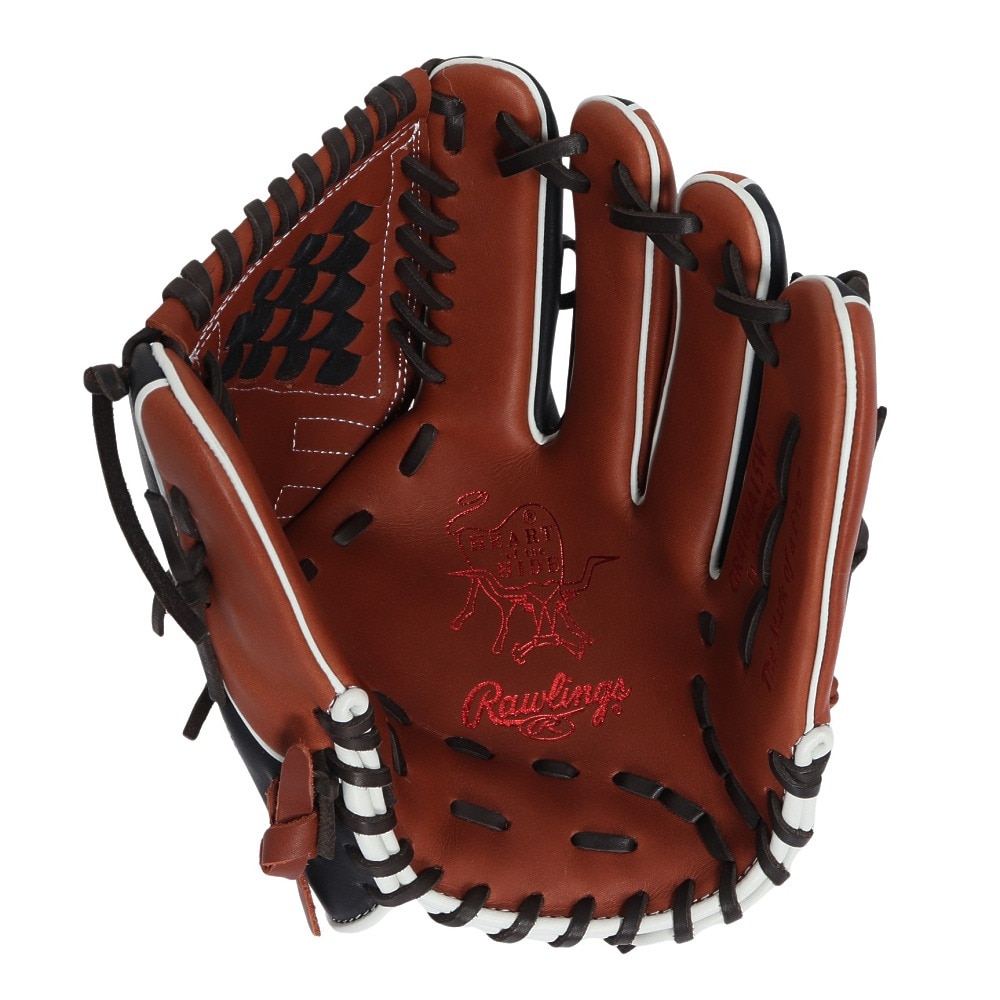 ローリングス（Rawlings）（メンズ）軟式用グラブ 投手用 野球グローブ 一般 HOH MLB カラーシンク GR4HMA15W-BR/B