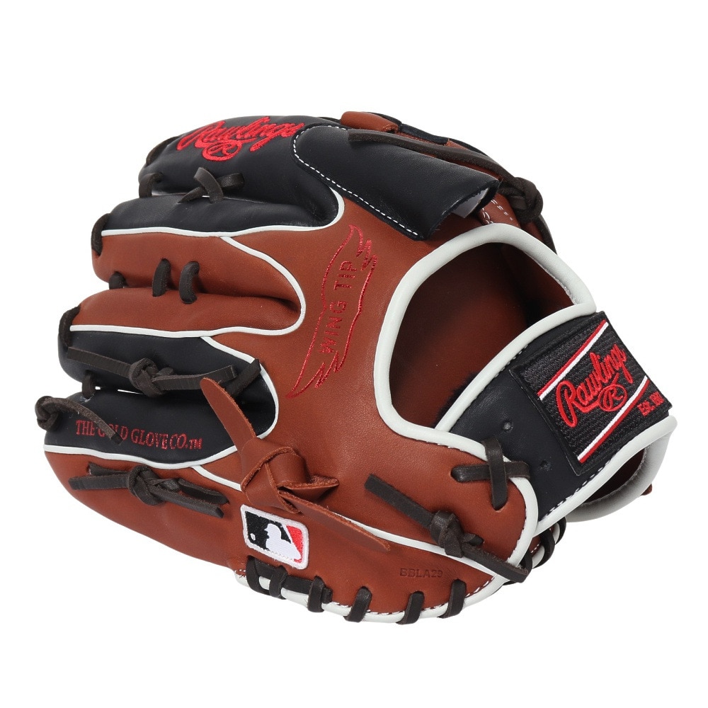 ローリングス（Rawlings）（メンズ）軟式用グラブ 投手用 野球グローブ 一般 HOH MLB カラーシンク GR4HMA15W-BR/B