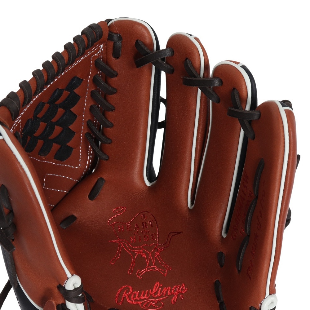 ローリングス（Rawlings）（メンズ）軟式用グラブ 投手用 野球グローブ 一般 HOH MLB カラーシンク GR4HMA15W-BR/B