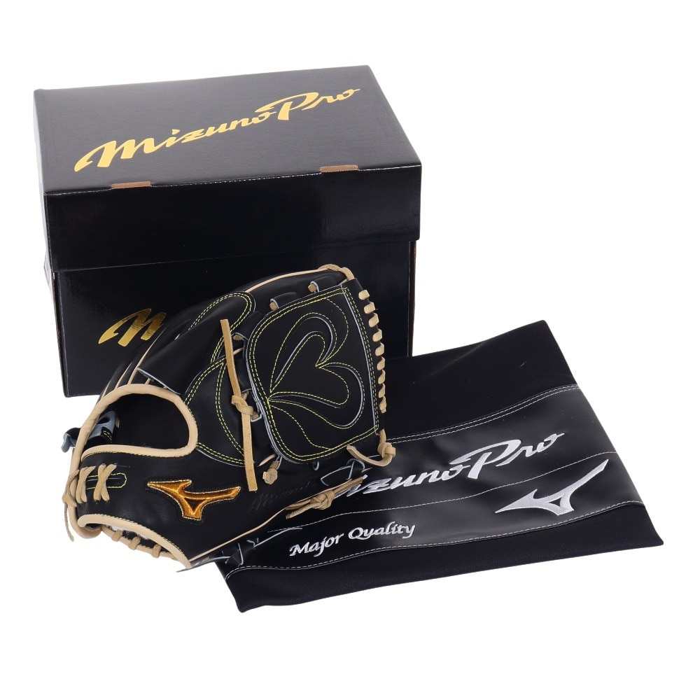 ミズノ（MIZUNO）（メンズ）軟式用グラブ 投手用 ミズノプロ 23WC 宮城モデル B 野球グローブ 一般 1AJGR90431 09