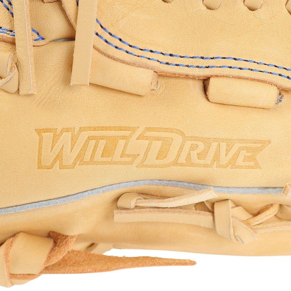 ミズノ（MIZUNO）（メンズ）軟式用グラブ 投手用 野球グローブ 一般 WILL DRIVE BLUE 1AJGR19801 80