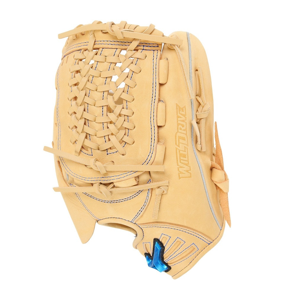 ミズノ（MIZUNO）（メンズ）軟式用グラブ 投手用 野球グローブ 一般 WILL DRIVE BLUE 1AJGR19801 80