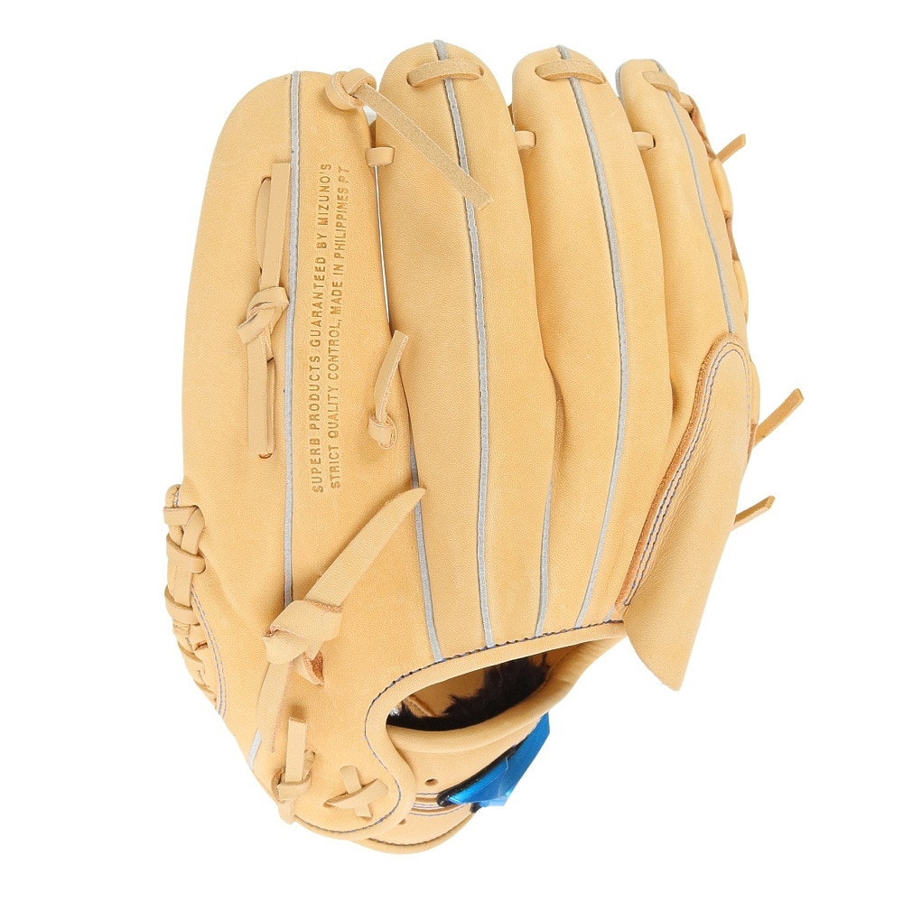 ミズノ（MIZUNO）（メンズ）軟式用グラブ 投手用 野球グローブ 一般 WILL DRIVE BLUE 1AJGR19801 80