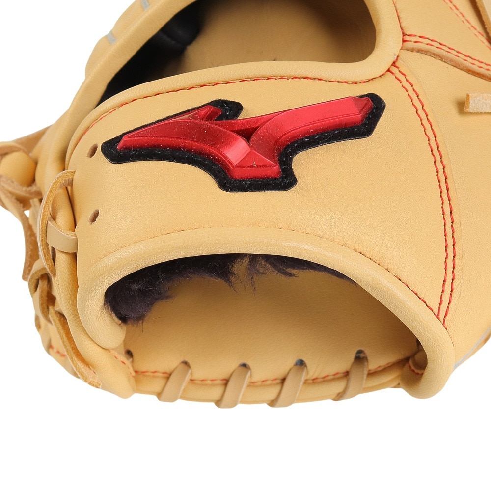 ミズノ（MIZUNO）（メンズ）軟式用グラブ 投手用 野球グローブ 一般 ウィルドライブ レッド 24SS 1AJGR21901 80