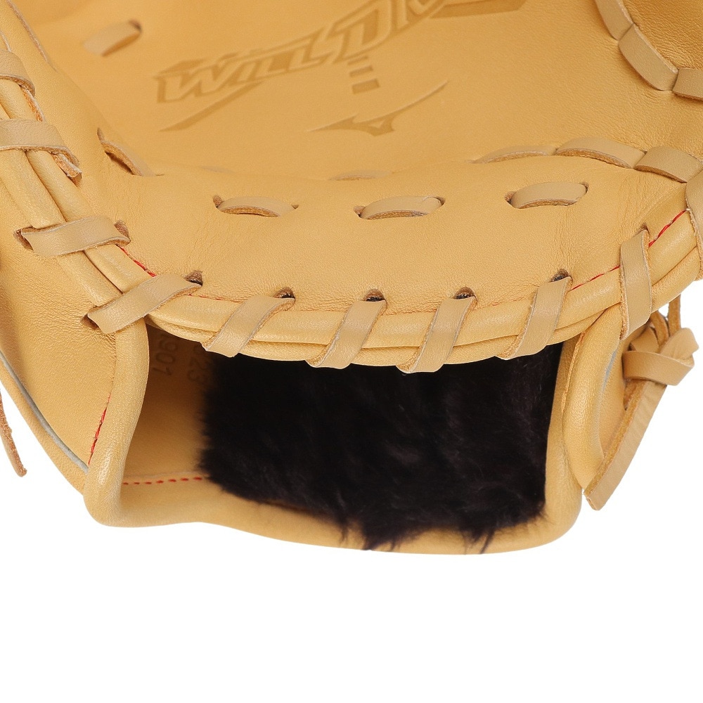 ミズノ（MIZUNO）（メンズ）軟式用グラブ 投手用 野球グローブ 一般 ウィルドライブ レッド 24SS 1AJGR21901 80