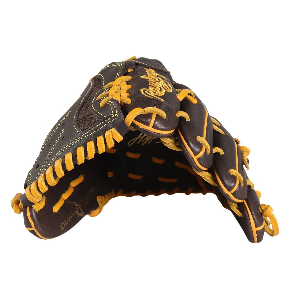 ローリングス（Rawlings）（メンズ）軟式用グラブ 投手用 野球グローブ 一般 ハイパーテック COLOR SYNC GR4FHTCA15W-DBR