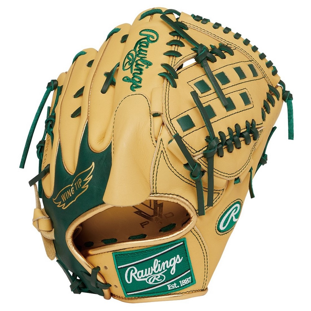 ローリングス（Rawlings）（メンズ）軟式用グラブ 投手用 野球グローブ 一般 ハイパーテックCOLOR SYNC GR5HTCA15W-CAM/DGRN