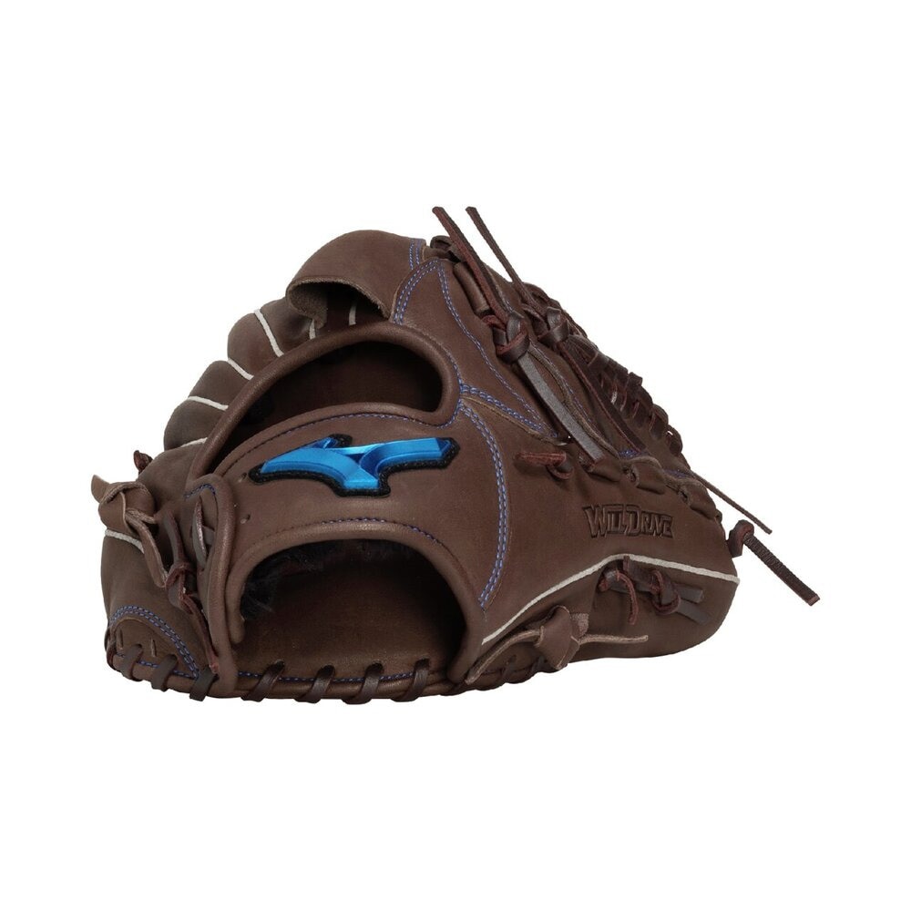ミズノ（MIZUNO）（メンズ、レディース）軟式用グラブ 投手用 野球グローブ ウィルドライブ ブルー 1AJGR33701 82