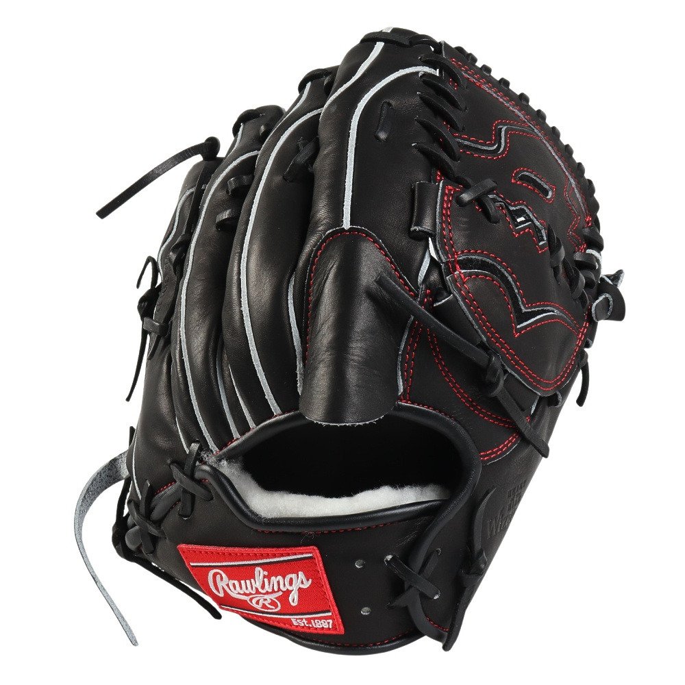 Rawlings 軟式グローブ ブラック Rawlings（ローリングス） 交換無料 野球 グローブ 軟式 大人 HOH