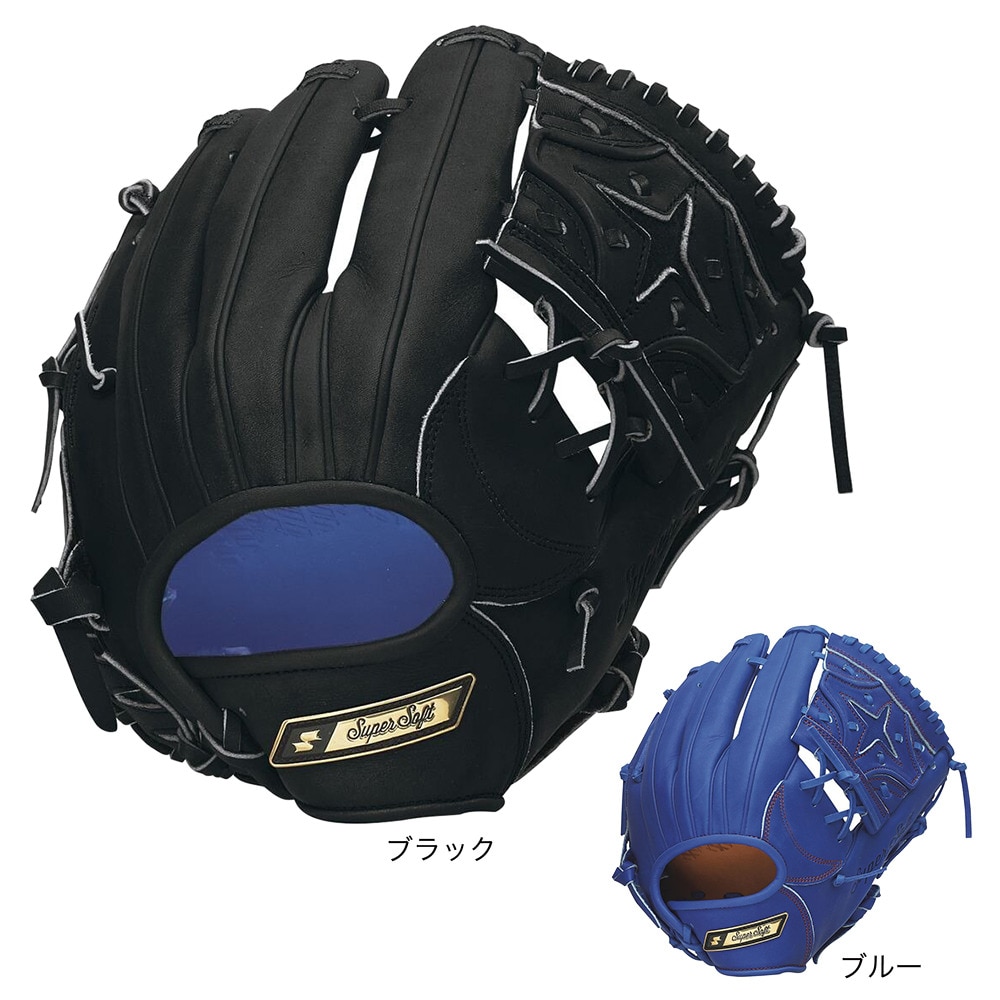 エスエスケイ（SSK）（メンズ）軟式用グラブ 内野手 野球グローブ 一般 スーパーソフト SSG8485L22F-90