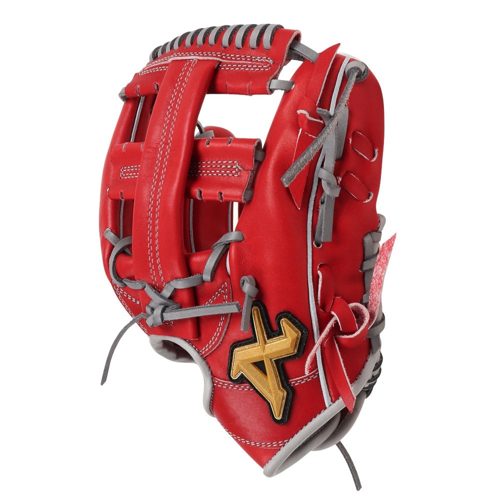 アトムズ（ATOMS）（メンズ）軟式用グラブ 内野手 野球グローブ 一般 ANX-006+ RED