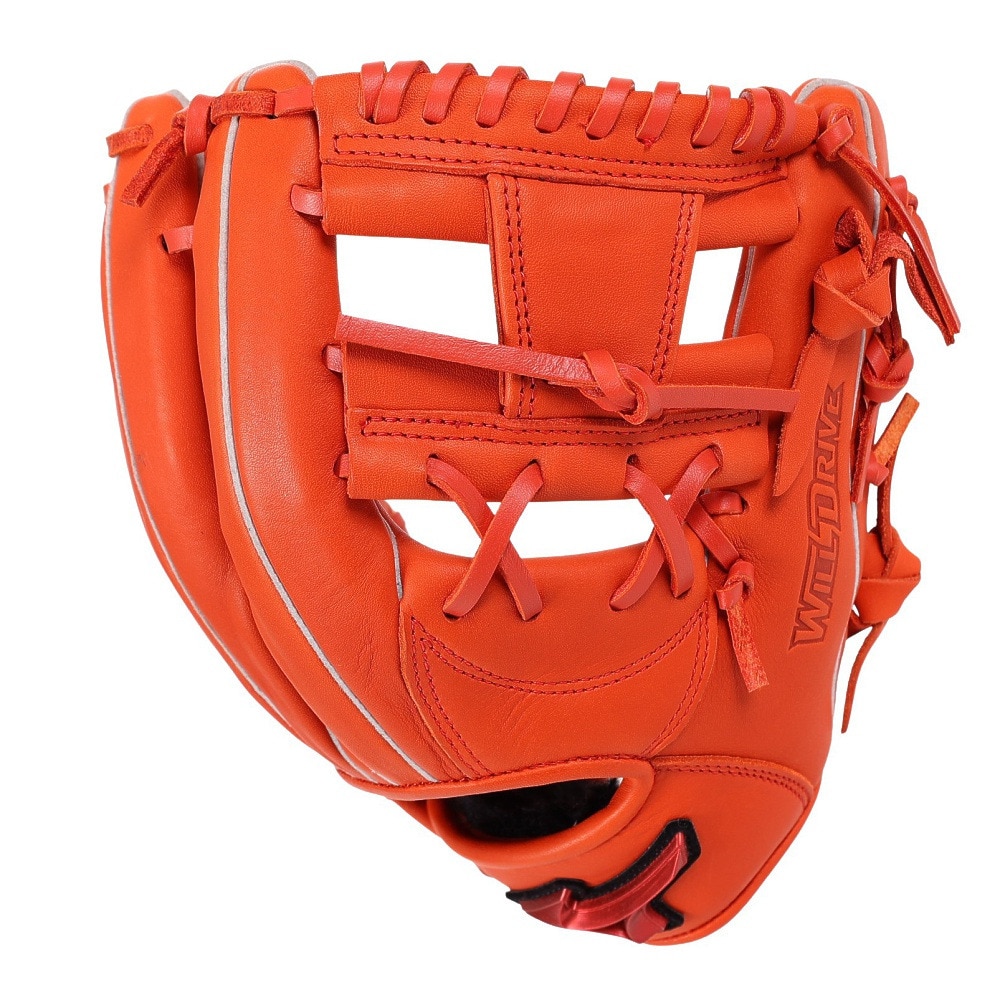 ミズノ（MIZUNO）（メンズ）軟式用グラブ 内野手向け ウィルドライブ レッド 1AJGR27803 52