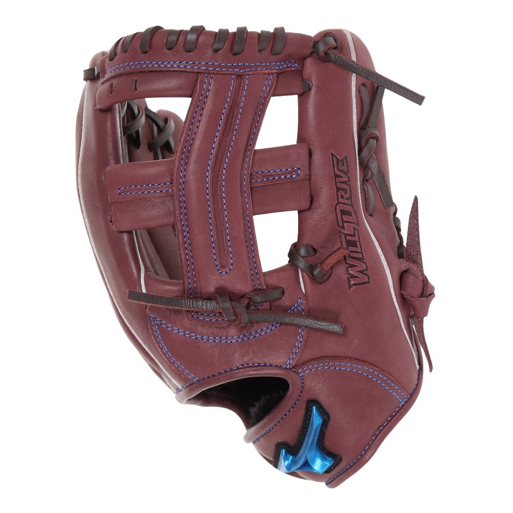 ミズノ（MIZUNO）（メンズ）軟式用グラブ 内野手 野球グローブ 一般 ウィルドライブ ブルー 1AJGR27903 68