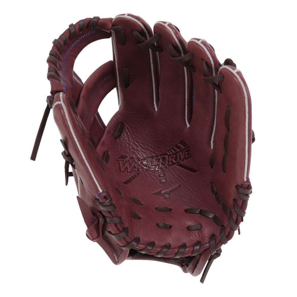 ミズノ（MIZUNO）（メンズ）軟式用グラブ 内野手 野球グローブ 一般 ウィルドライブ ブルー 1AJGR27903 68