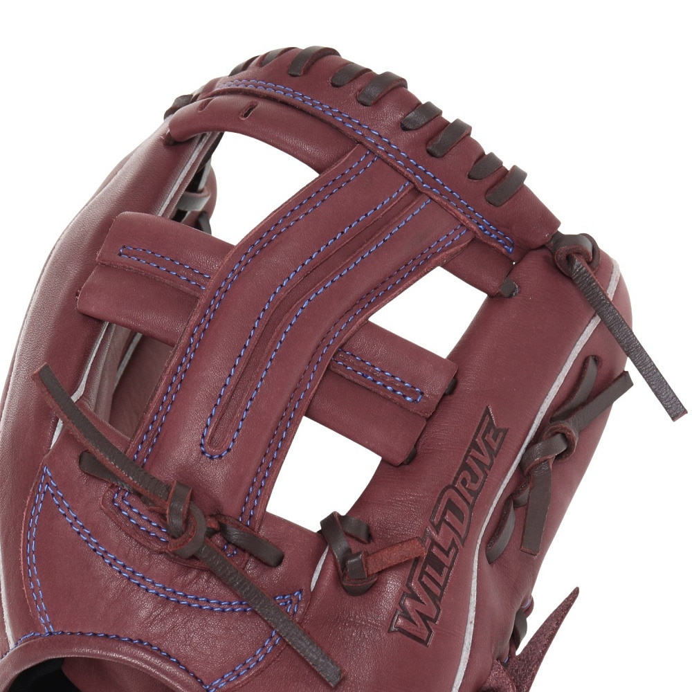 ミズノ（MIZUNO）（メンズ）軟式用グラブ 内野手 野球グローブ 一般 ウィルドライブ ブルー 1AJGR27903 68