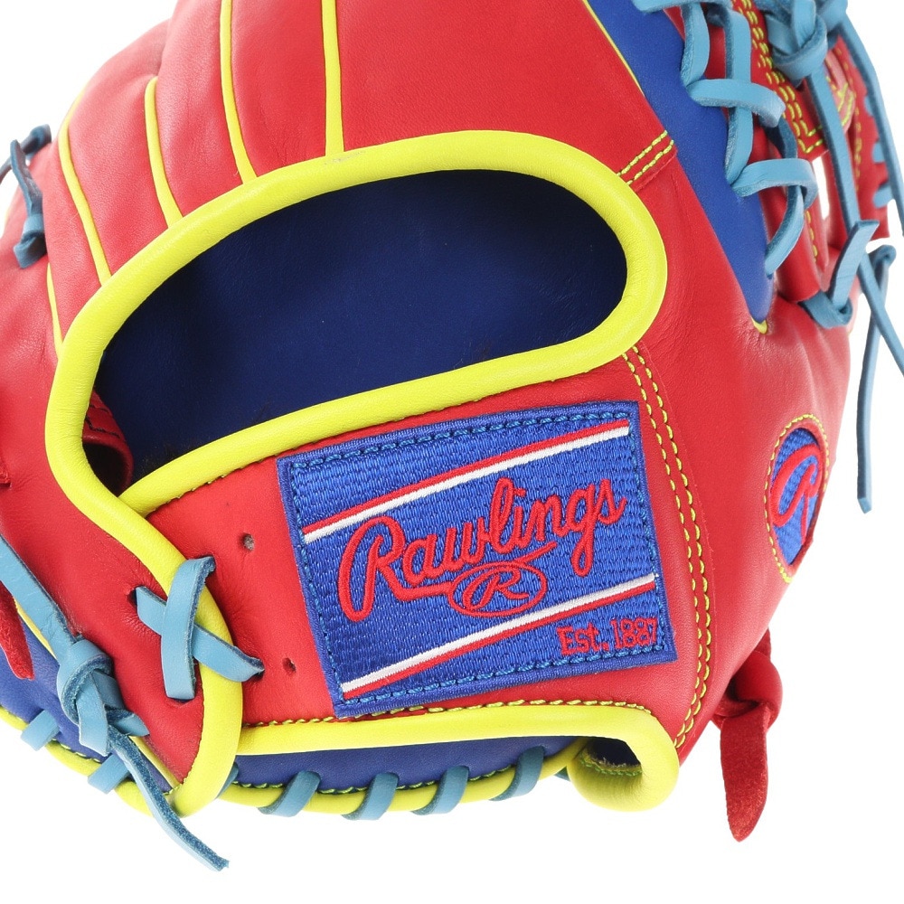 ローリングス（Rawlings）（メンズ）軟式用グラブ 内野手 野球グローブ 一般 HOH MLB COLOR SYNC GR3HMCK4H-RY/SC