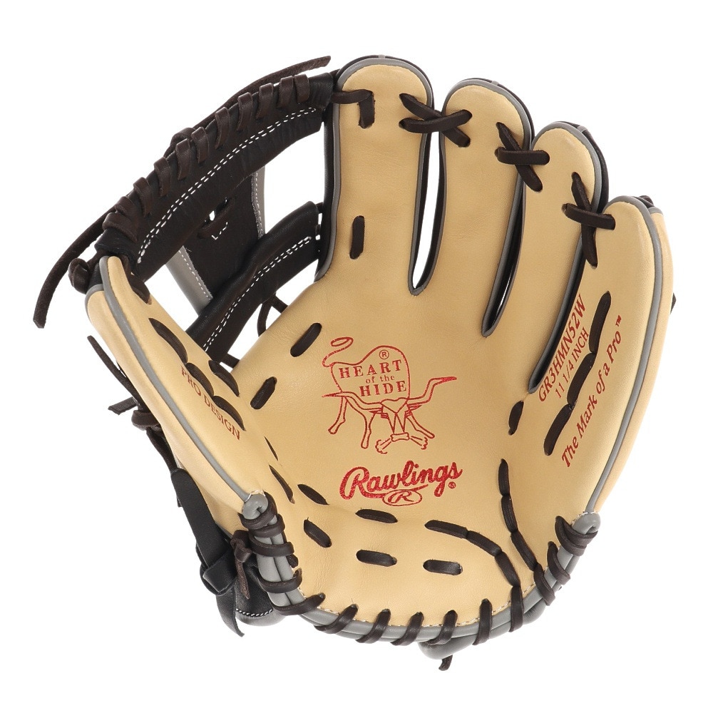 ローリングス（Rawlings）（メンズ）軟式用グラブ 内野手 野球グローブ 一般 HOH MLB COLOR SYNC GR3HMN52W-CAM/B