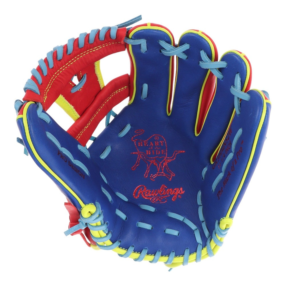 ローリングス（Rawlings）（メンズ）軟式用グラブ 内野手 野球グローブ 一般 HOH MLB COLOR SYNC GR3HMN52W-RY/SC