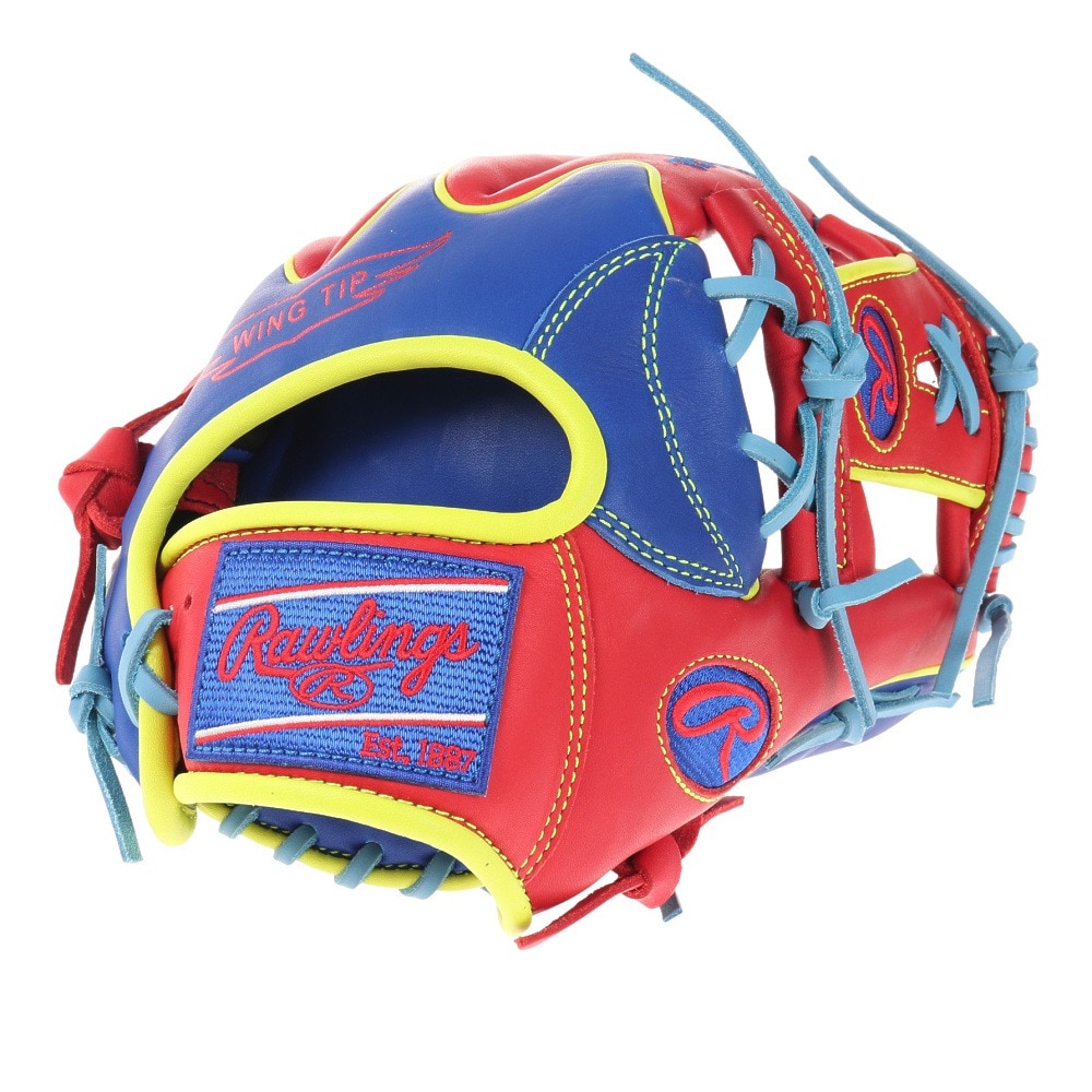 ローリングス（Rawlings）（メンズ）軟式用グラブ 内野手 野球グローブ 一般 HOH MLB COLOR SYNC GR3HMN52W-RY/SC