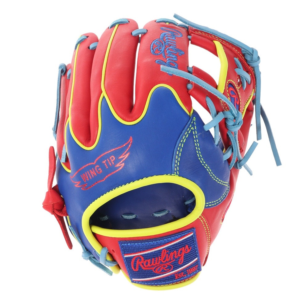 ローリングス（Rawlings）（メンズ）軟式用グラブ 内野手 野球グローブ 一般 HOH MLB COLOR SYNC GR3HMN52W-RY/SC