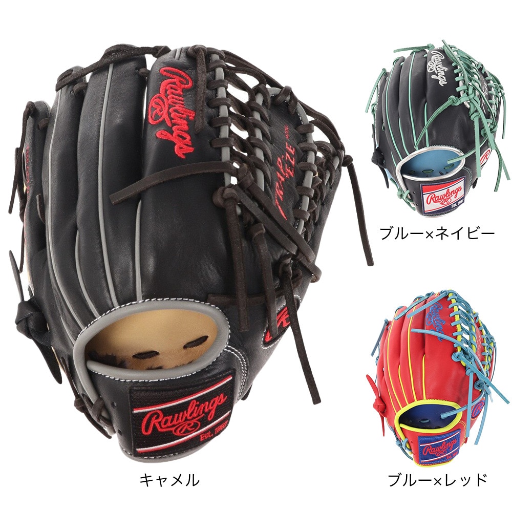 ローリングス（Rawlings）（メンズ）軟式用グラブ 内野手 野球グローブ 一般 HOH MLB COLOR SYNC GR3HMOS2-CAM/B